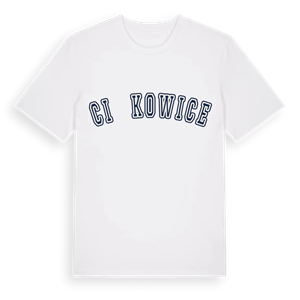 Ciężkowice college t-shirt – ekologisk bomull t-shirt från Pinshirt