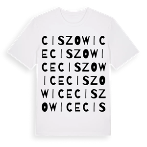 Ciszowice ordlek t-shirt – ekologisk bomull t-shirt från Pinshirt