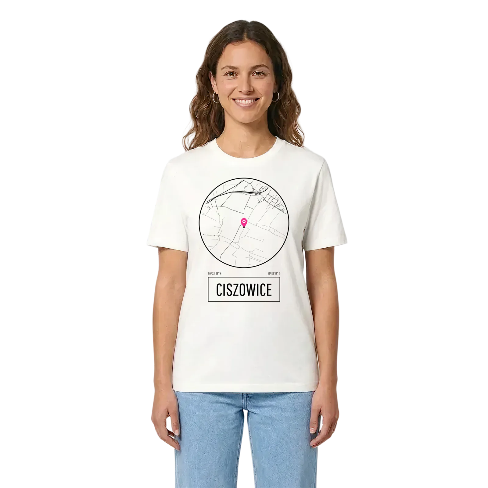 Ciszowice t-shirt – White, i miljö
