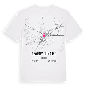 Czarny Dunajec karta t-shirt – ekologisk bomull t-shirt från Pinshirt