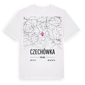 Czechówka karta t-shirt – ekologisk bomull t-shirt från Pinshirt