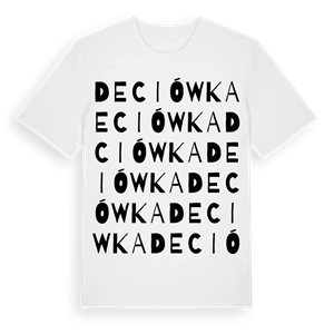 Deciówka ordlek t-shirt – ekologisk bomull t-shirt från Pinshirt