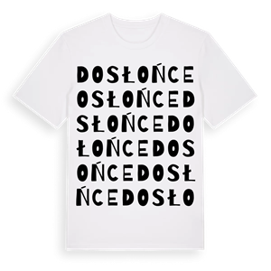 Dosłońce ordlek t-shirt – ekologisk bomull t-shirt från Pinshirt
