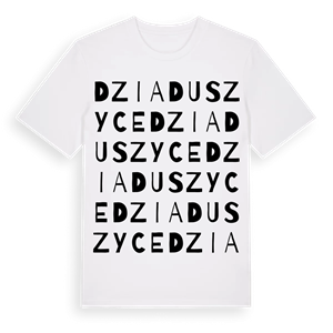 Dziaduszyce ordlek t-shirt – ekologisk bomull t-shirt från Pinshirt