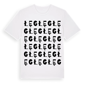 Łęg ordlek t-shirt – ekologisk bomull t-shirt från Pinshirt