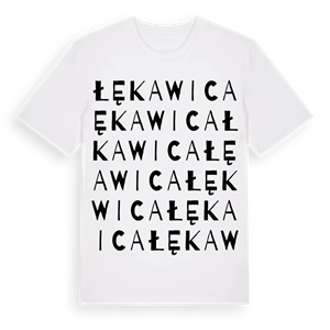 Łękawica ordlek t-shirt – ekologisk bomull t-shirt från Pinshirt