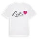 Łęki hjärta t-shirt