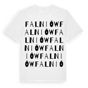 Falniów ordlek t-shirt – ekologisk bomull t-shirt från Pinshirt