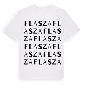 Flasza ordlek t-shirt – ekologisk bomull t-shirt från Pinshirt