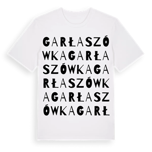 Garłaszówka ordlek t-shirt – ekologisk bomull t-shirt från Pinshirt