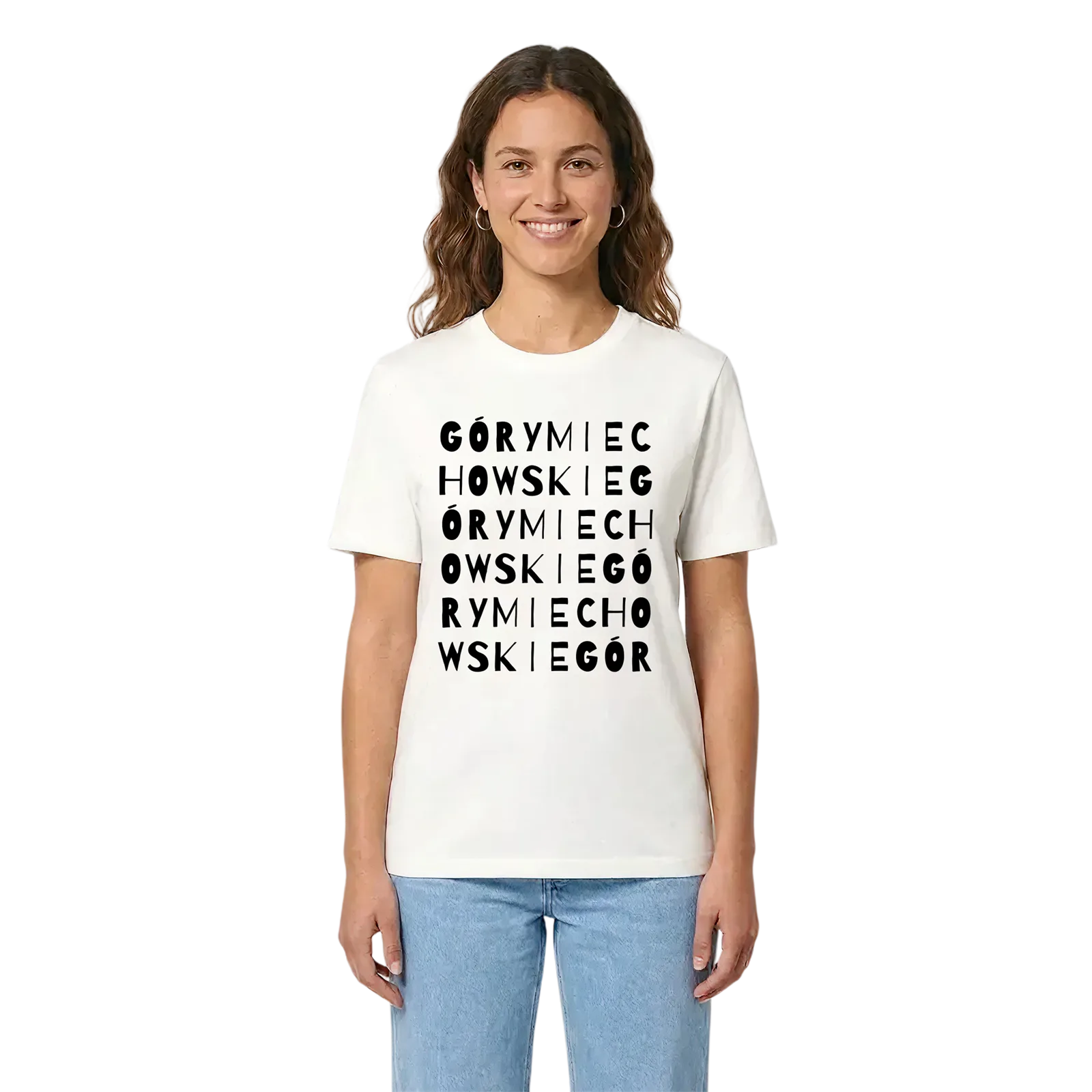 Góry Miechowskie ordlek t-shirt – White, i miljö