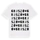 Gruszów ordlek t-shirt