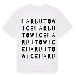 Harbutowice ordlek t-shirt – ekologisk bomull t-shirt från Pinshirt