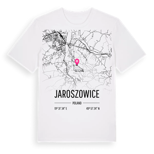 Jaroszowice karta t-shirt – ekologisk bomull t-shirt från Pinshirt