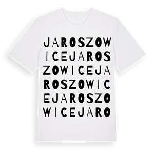 Jaroszowice ordlek t-shirt – ekologisk bomull t-shirt från Pinshirt