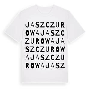 Jaszczurowa ordlek t-shirt – ekologisk bomull t-shirt från Pinshirt