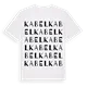 Kabel ordlek t-shirt
