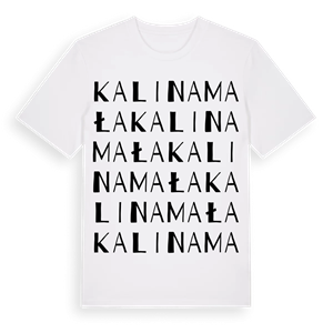 Kalina Mała ordlek t-shirt – ekologisk bomull t-shirt från Pinshirt