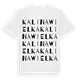 Kalina Wielka ordlek t-shirt