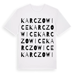 Karczowice ordlek t-shirt – ekologisk bomull t-shirt från Pinshirt