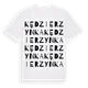 Kędzierzynka ordlek t-shirt