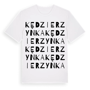 Kędzierzynka ordlek t-shirt – ekologisk bomull t-shirt från Pinshirt