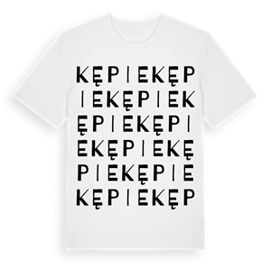 Kępie ordlek t-shirt – ekologisk bomull t-shirt från Pinshirt