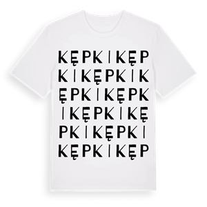 Kępki ordlek t-shirt – ekologisk bomull t-shirt från Pinshirt