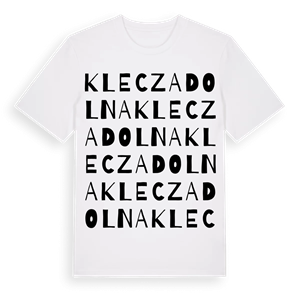 Klecza Dolna ordlek t-shirt – ekologisk bomull t-shirt från Pinshirt