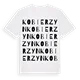 Kobierzyn ordlek t-shirt
