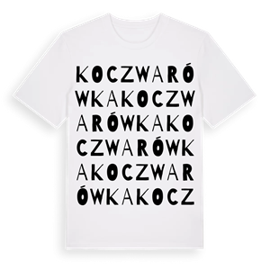 Koczwarówka ordlek t-shirt – ekologisk bomull t-shirt från Pinshirt