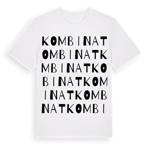 Kombinat ordlek t-shirt – ekologisk bomull t-shirt från Pinshirt