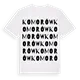 Komorów ordlek t-shirt