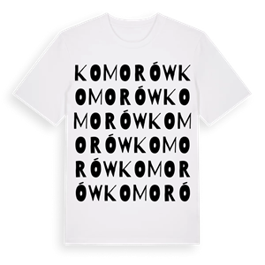 Komorów ordlek t-shirt – ekologisk bomull t-shirt från Pinshirt