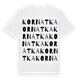 Kornatka ordlek t-shirt