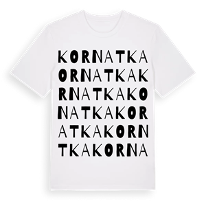 Kornatka ordlek t-shirt – ekologisk bomull t-shirt från Pinshirt