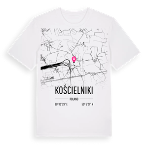 Kościelniki karta t-shirt – ekologisk bomull t-shirt från Pinshirt