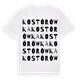 Kostórówka ordlek t-shirt