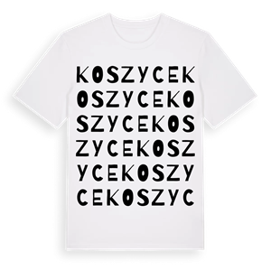 Koszyce ordlek t-shirt – ekologisk bomull t-shirt från Pinshirt