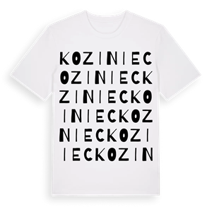 Koziniec ordlek t-shirt – ekologisk bomull t-shirt från Pinshirt