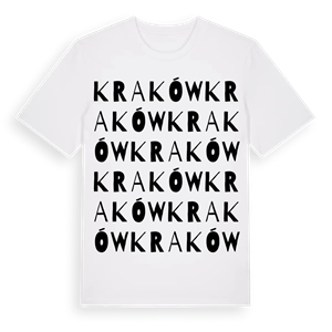 Kraków ordlek t-shirt – ekologisk bomull t-shirt från Pinshirt