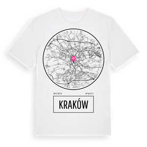 Kraków t-shirt – ekologisk bomull t-shirt från Pinshirt