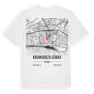 Krowodrza Górka karta t-shirt – ekologisk bomull t-shirt från Pinshirt