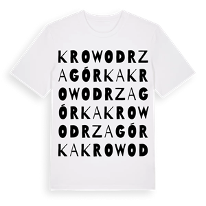 Krowodrza Górka ordlek t-shirt – ekologisk bomull t-shirt från Pinshirt