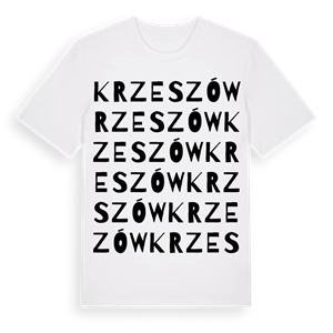 Krzeszów ordlek t-shirt – ekologisk bomull t-shirt från Pinshirt