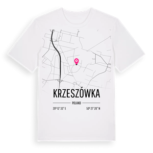 Krzeszówka karta t-shirt – ekologisk bomull t-shirt från Pinshirt
