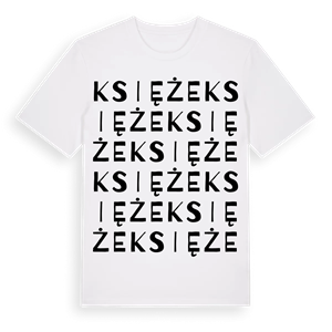 Księże ordlek t-shirt – ekologisk bomull t-shirt från Pinshirt