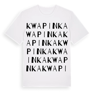 Kwapinka ordlek t-shirt – ekologisk bomull t-shirt från Pinshirt