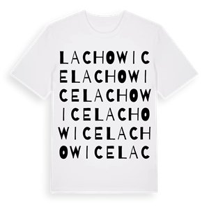 Lachowice ordlek t-shirt – ekologisk bomull t-shirt från Pinshirt