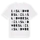 Laski Dworskie ordlek t-shirt